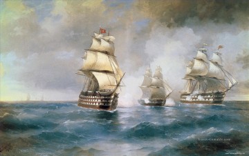  Seeschlacht Malerei - aivazovskiy brig Quecksilber 1892 Kriegsschiff Seeschlacht